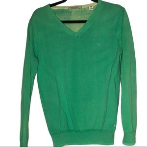 Scotch&Soda green v neck sweater